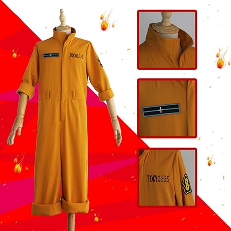 Amazon | [LHMQ] 炎炎ノ消防隊 コスプレ衣装 第8特殊消防隊